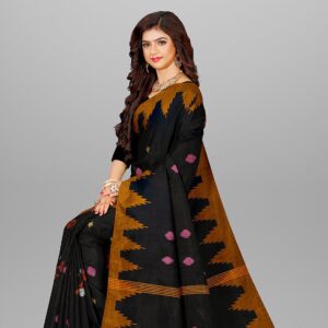 Black monipuri Saree - কালো মনিপুরি শাড়ি
