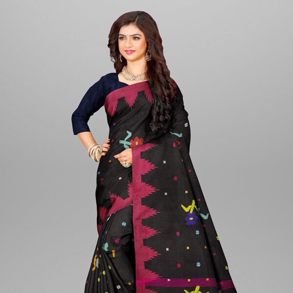 Monipuri black saree - মনিপুরি কালো শাড়ি
