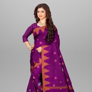 Dark Meganta Monipuri Saree- ম্যাজেন্টা মনিপুরি শাড়ি