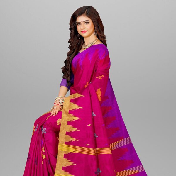 Rose Pink monipuri saree - রাণী গোলাপি মনিপুরি শাড়ি