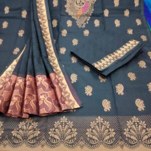 Monipuri Black Shalwar Kameez Three Piece