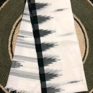 Monipuri White Color Orna