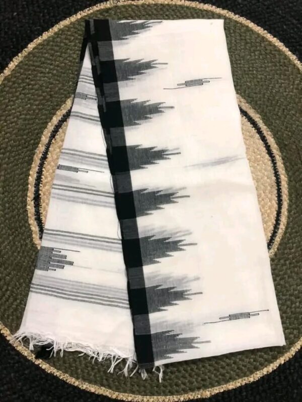 Monipuri White Color Orna